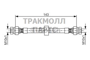 ШЛАНГ ТОРМОЗНОЙ - 1987476697