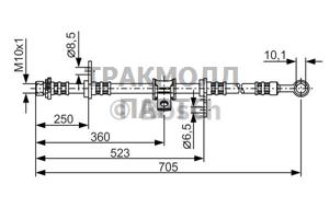 ТОРМОЗНОЙ ШЛАНГ - 1987476755