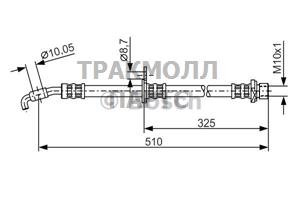 ТОРМОЗНОЙ ШЛАНГ - 1987476764
