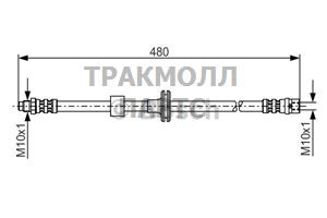 ШЛАНГ ТОРМОЗНОЙ - 1987476778