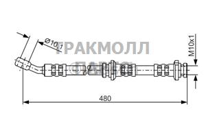 ТОРМОЗНОЙ ШЛАНГ - 1987476802