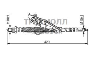 ТОРМОЗНОЙ ШЛАНГ - 1987476817