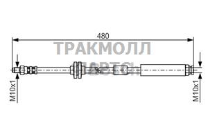 ШЛАНГ ТОРМОЗНОЙ - 1987476824