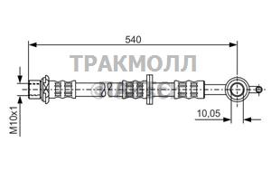 ШЛАНГ ТОРМОЗНОЙ - 1987476834