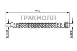 ШЛАНГ ТОРМОЗНОЙ - 1987476841