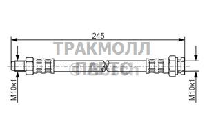 ШЛАНГ ТОРМОЗНОЙ - 1987476876