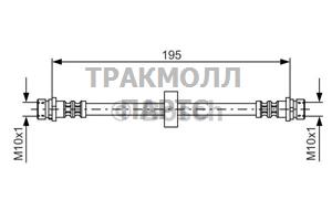 ШЛАНГ ТОРМОЗНОЙ - 1987476884