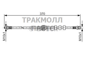 ШЛАНГ ТОРМОЗНОЙ - 1987476886