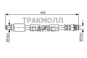 ШЛАНГ ТОРМОЗНОЙ - 1987476912