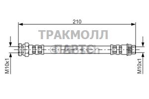 ШЛАНГ ТОРМОЗНОЙ - 1987476913