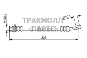 ТОРМОЗНОЙ ШЛАНГ - 1987476928