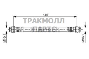 ШЛАНГ ТОРМОЗНОЙ - 1987476952