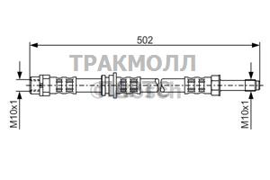ШЛАНГ ТОРМОЗНОЙ - 1987476971