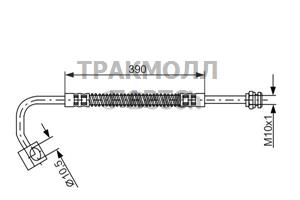ШЛАНГ ТОРМОЗНОЙ - 1987476984