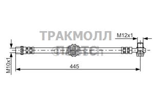 ШЛАНГ ТОРМОЗНОЙ - 1987476990