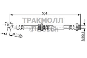 ШЛАНГ ТОРМОЗНОЙ - 1987476996