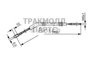 ТОРМОЗНОЙ ТРОС - 1987477036