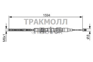 ТОРМОЗНОЙ ТРОС - 1987477042