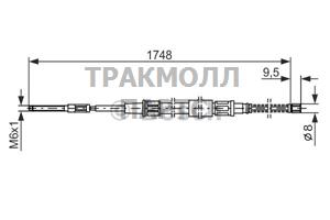 ТОРМОЗНОЙ ТРОС - 1987477046