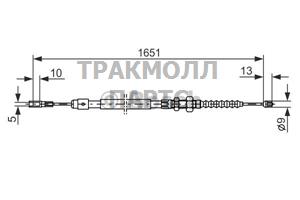 ТРОС ТОРМОЗНОЙ - 1987477077