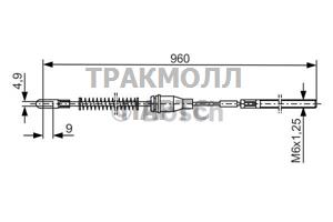 ТОРМОЗНОЙ ТРОС - 1987477133