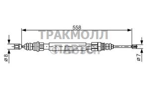 ТОРМОЗНОЙ ТРОС - 1987477150