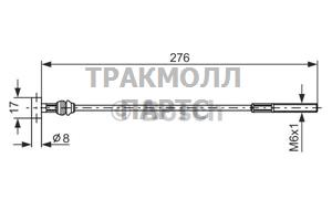 ТОРМОЗНОЙ ТРОС - 1987477240