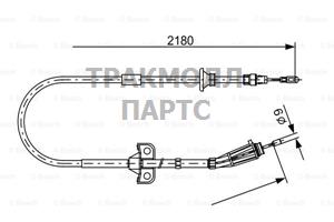 ТРОС СТОЯНОЧНОГО ТОРМОЗА - 1987477248