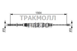 ТОРМОЗНОЙ ТРОС - 1987477311