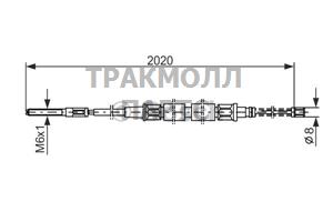 ТОРМОЗНОЙ ТРОС - 1987477322