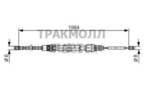 ТОРМОЗНОЙ ТРОС - 1987477335