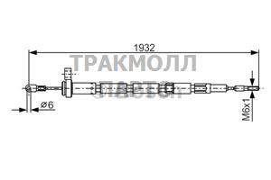 ТОРМОЗНОЙ ТРОС - 1987477346