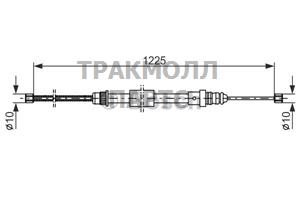 ТОРМОЗНОЙ ТРОС - 1987477461