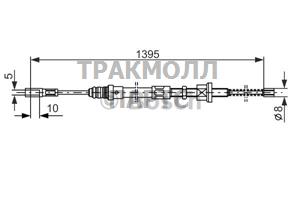 ТОРМОЗНОЙ ТРОС - 1987477485