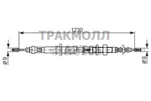 ТОРМОЗНОЙ ТРОС - 1987477490