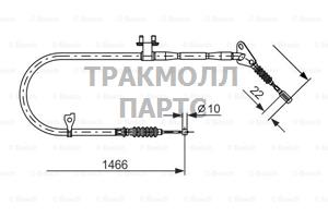 ТОРМОЗНОЙ ТРОС - 1987477492