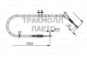 ТОРМОЗНОЙ ТРОС - 1987477493