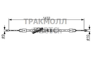 ТРОС РУЧНОГО ТОРМОЗА - 1987477898