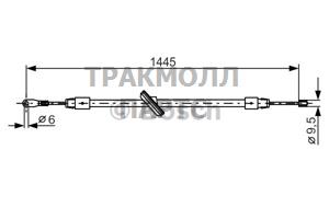 ТОРМОЗНОЙ ТРОС - 1987477905