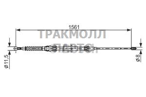 ТРОС СТОЯНОЧНОГО ТОРМОЗА - 1987477942