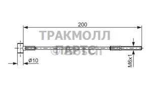 ТРОС РУЧНОГО ТОРМОЗА - 1987477979