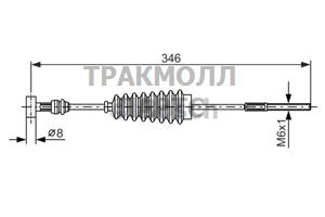 ТОРМОЗНОЙ ТРОС - 1987477986