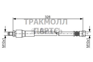 ШЛАНГ ТОРМОЗНОЙ - 1987481001
