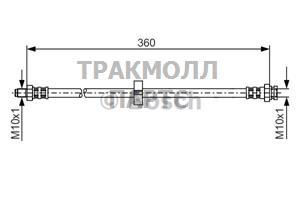 ТОРМОЗНОЙ ШЛАНГ - 1987481002