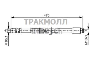 ТОРМОЗНОЙ ШЛАНГ - 1987481004