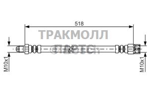 ШЛАНГ ТОРМОЗНОЙ - 1987481007