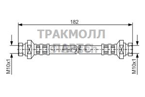 ТОРМОЗНОЙ ШЛАНГ - 1987481010