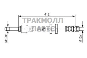 ШЛАНГ ТОРМОЗНОЙ - 1987481021