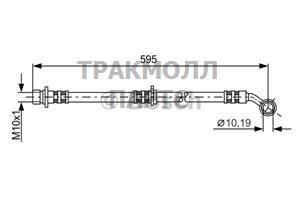 ШЛАНГ ТОРМОЗНОЙ - 1987481027