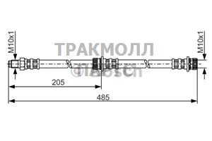 ТОРМОЗНОЙ ШЛАНГ - 1987481055